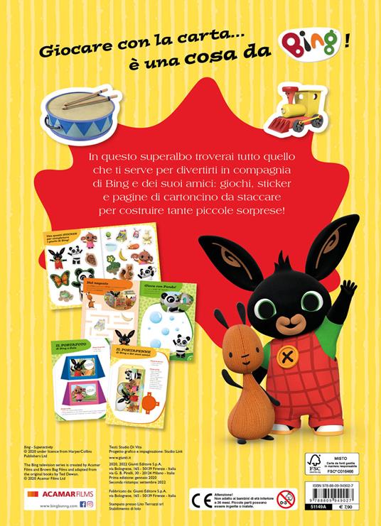 Grandi amici. Sticker & color. Bing. Activity book. Con adesivi