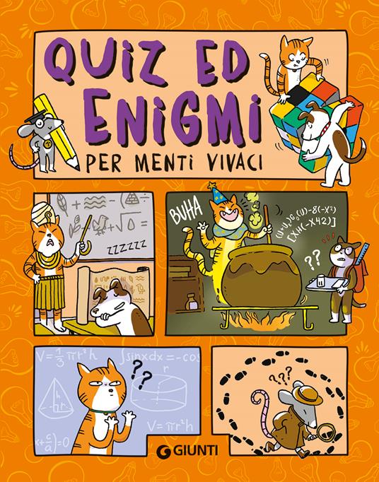 Quiz ed enigmi per menti vivaci - copertina