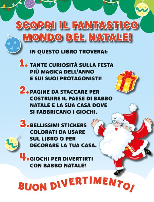 Superalbum di Natale. Stickers, pagine attive, sagome da staccare. Ediz. a colori - Giulia Del Col - 2