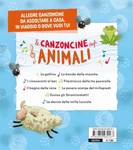 Le canzoncine degli animali. Leggi e canta con noi. Ediz. a colori. Con QR Code - Patrizia Nencini,Piero Galli - 8