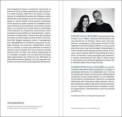 La leadership comunicativa. Come aumentare la performance personale e aziendale - Emilio Galli Zugaro,Clementina Galli Zugaro - 2