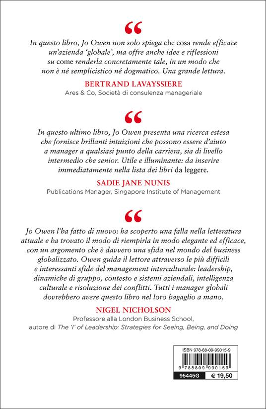 Il manager nell’era globale. Come raggiungere prestazioni elevate - Jo Owen - 3