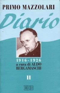 Diario (1916-1926). Vol. 2 - Primo Mazzolari - copertina