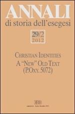 Annali di storia dell'esegesi (2012). Vol. 29/2