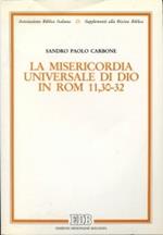 La misericordia universale di Dio in Rom. 11, 30-32