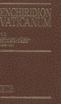 Enchiridion Vaticanum. Vol. 11: Documenti ufficiali della Santa Sede (1988-1989). - copertina