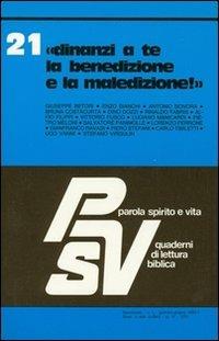 Dinanzi a te la benedizione e la maledizione! - copertina