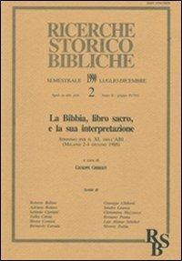 La Bibbia, libro sacro, e la sua interpretazione. Atti del Simposio per il 40º dell'ABI (Milano, 2-4 giugno 1988) - copertina