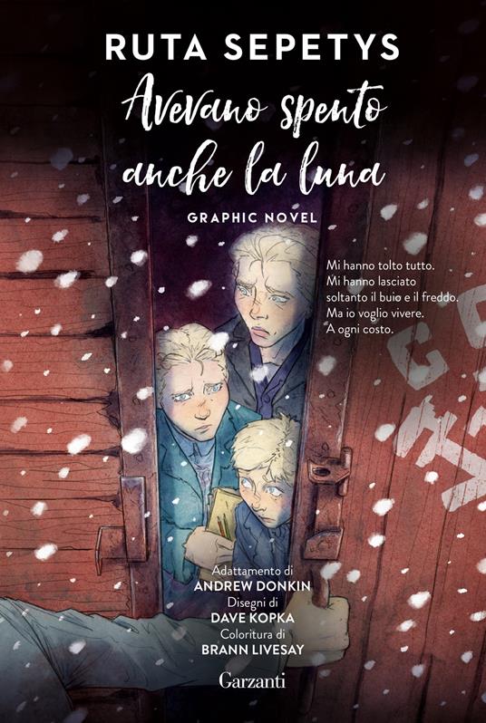 Avevano spento anche la luna. Graphic novel - Ruta Sepetys - copertina