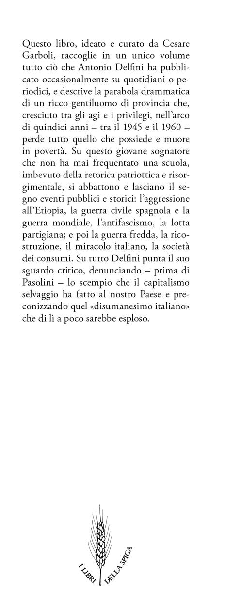 Manifesto per un partito conservatore e comunista e altri scritti - Antonio Delfini - 2