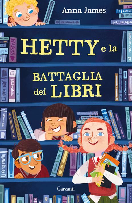 Hetty e la battaglia dei libri. Ediz. ad alta leggibilità - Anna James - copertina