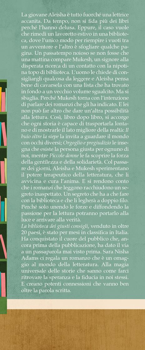 La biblioteca dei giusti consigli - Sara Nisha Adams - 2