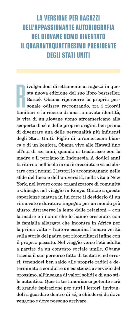 I sogni di mio padre. La mia storia raccontata ai ragazzi - Barack Obama - 2