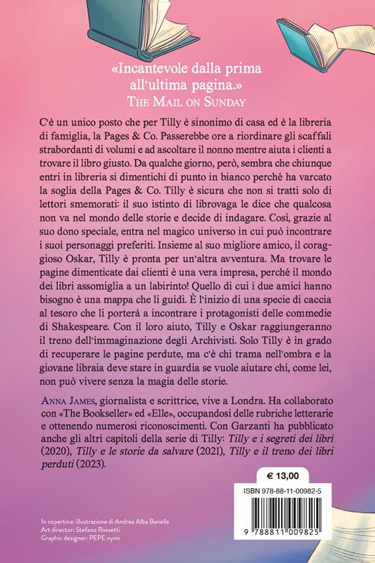 Tilly e le pagine dimenticate - Anna James - Libro - Garzanti - Elefanti  top