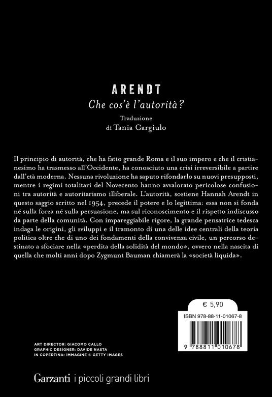 Che cos'è l'autorità? - Hannah Arendt - 2