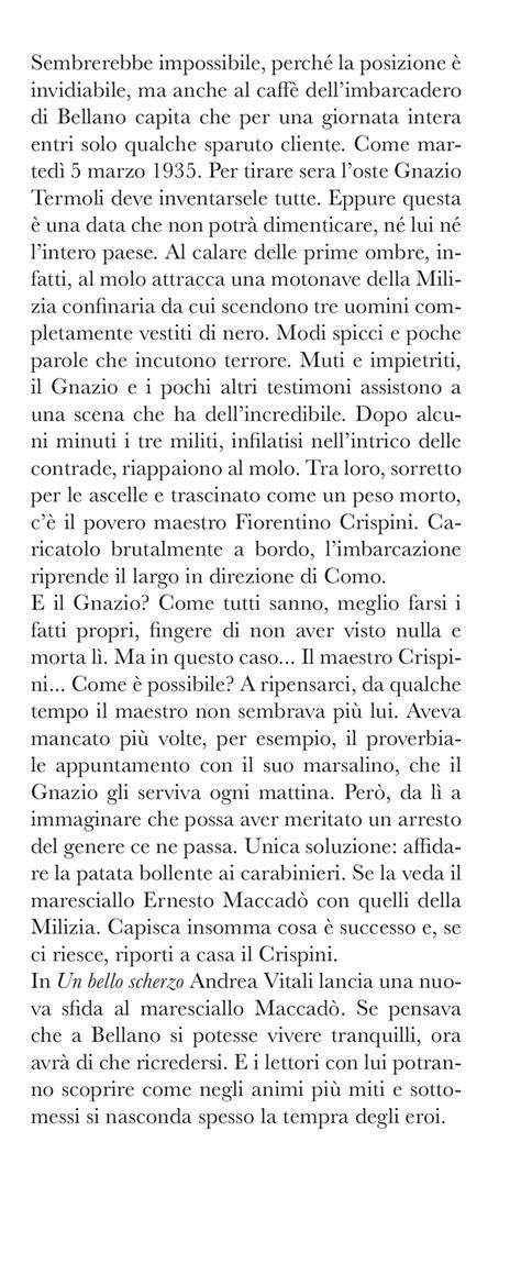 Un bello scherzo. I casi del maresciallo Ernesto Maccadò - Andrea Vitali - 2