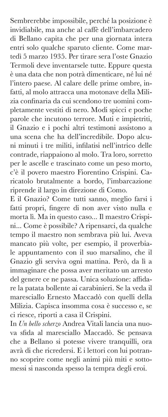 Un bello scherzo. I casi del maresciallo Ernesto Maccadò - Andrea Vitali - 2