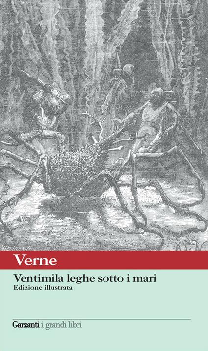 Ventimila leghe sotto i mari - Jules Verne - copertina