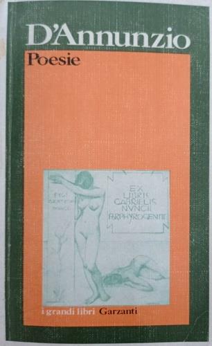 Poesie - Gabriele D'Annunzio - copertina