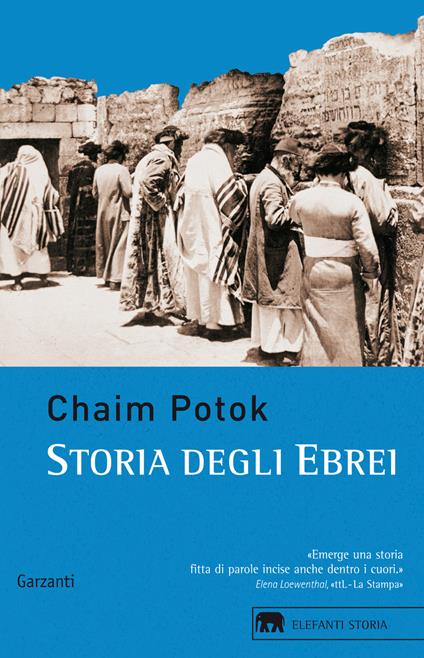 Storia degli ebrei - Chaim Potok - copertina