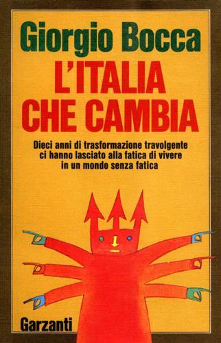 L' Italia che cambia - Giorgio Bocca - copertina