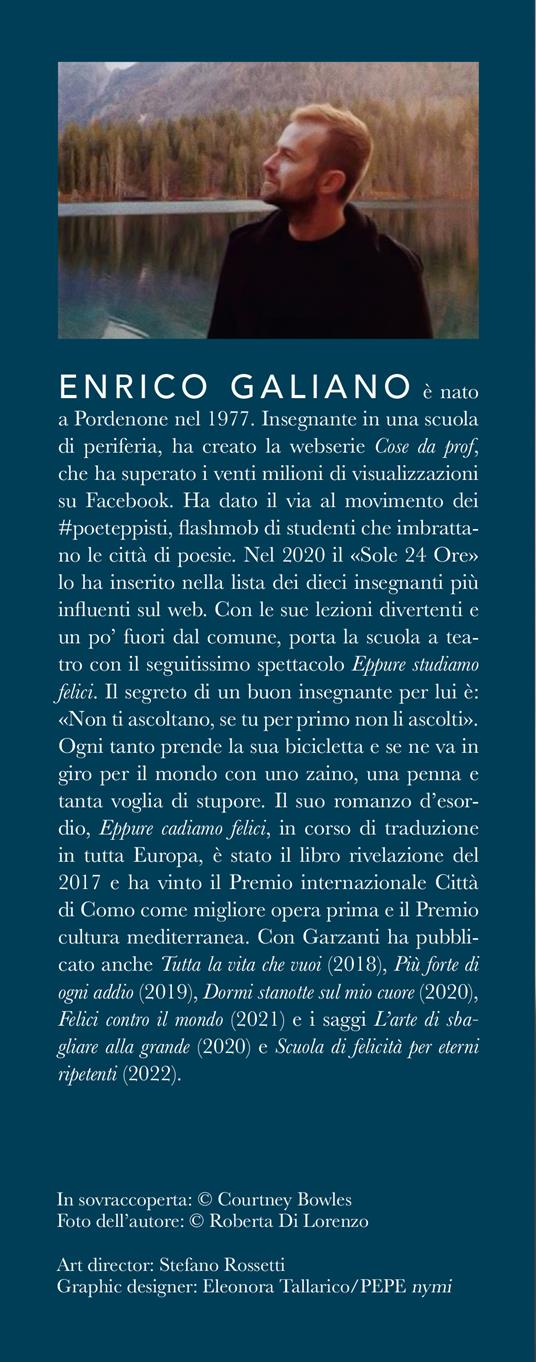 Geografia di un dolore perfetto - Enrico Galiano - Libro - Garzanti -  Narratori moderni