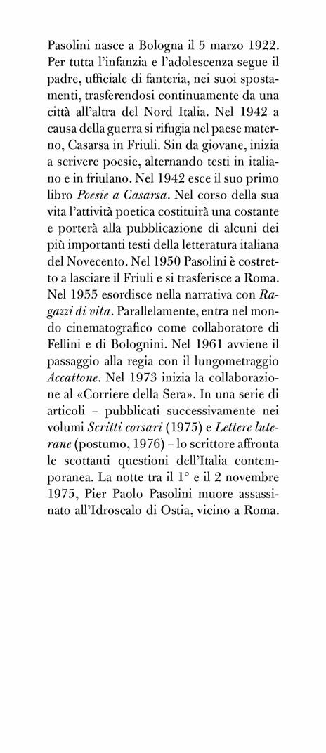 Poeta delle ceneri - Pier Paolo Pasolini - 3