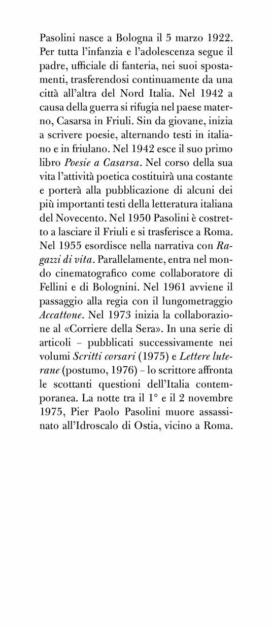 Poeta delle ceneri - Pier Paolo Pasolini - 3