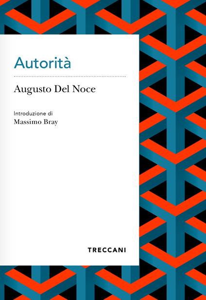 Autorità - Augusto Del Noce - copertina