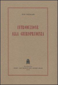 Introduzione alla giurisprudenza - Elio Fazzalari - copertina