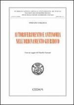 Autoriferimento e antinomia nell'ordinamento giuridico