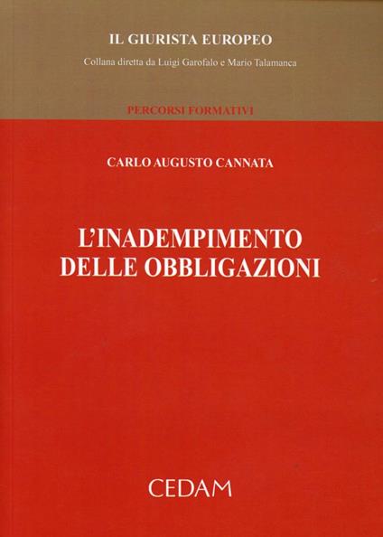 L'inadempimento delle obbligazioni - Carlo A. Cannata - copertina