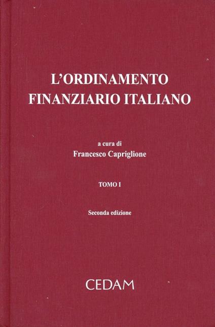 L'ordinamento finanziario italiano - copertina