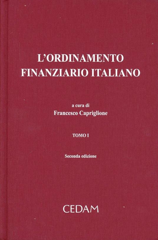 L'ordinamento finanziario italiano - copertina