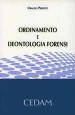 Ordinamento e deontologia forensi