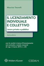 Il licenziamento individuale e collettivo. Lavoro privato e pubblico