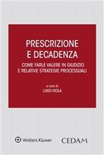 Prescrizione e decadenza. Come farle valere in giudizio e relative strategie processuali