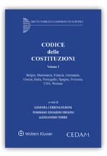 Codice delle Costituzioni. Vol. 1: Belgio, Francia, Germania, Grecia, Italia, Portogallo, Spagna, Svizzera, USA, Weimar.