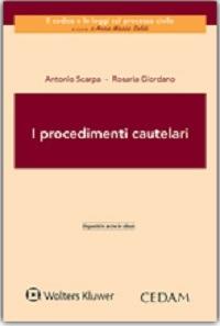 Procedimenti cautelari - Antonio Scarpa,Rosanna Giordano - copertina