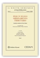 Per un nuovo ordinamento tributario. Atti del convegno per i 90 anni di diritto e pratica tributaria - copertina