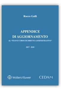 Image of Appendice di aggiornamento al «Nuovo corso di diritto amministrativo» 2017-2018