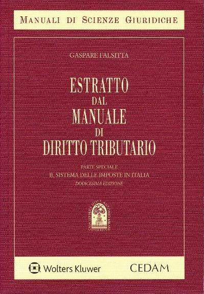 Estratto dal Manuale di Diritto Tributario - Gaspare Falsitta - copertina