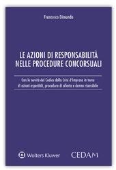 Le azioni di responsabilità nelle procedure concorsuali - Francesco Dimundo - copertina