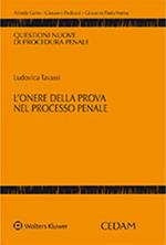 L'onere della prova nel processo penale