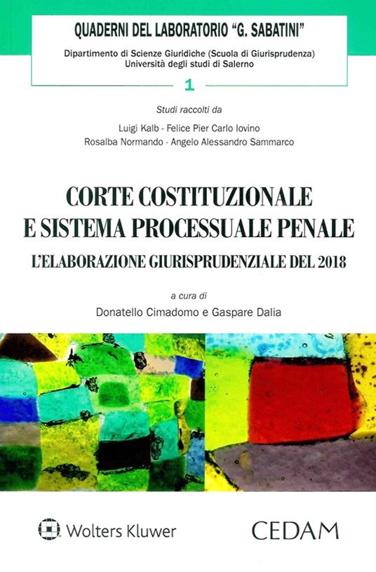 Corte costituzionale e sistema processuale penale - copertina