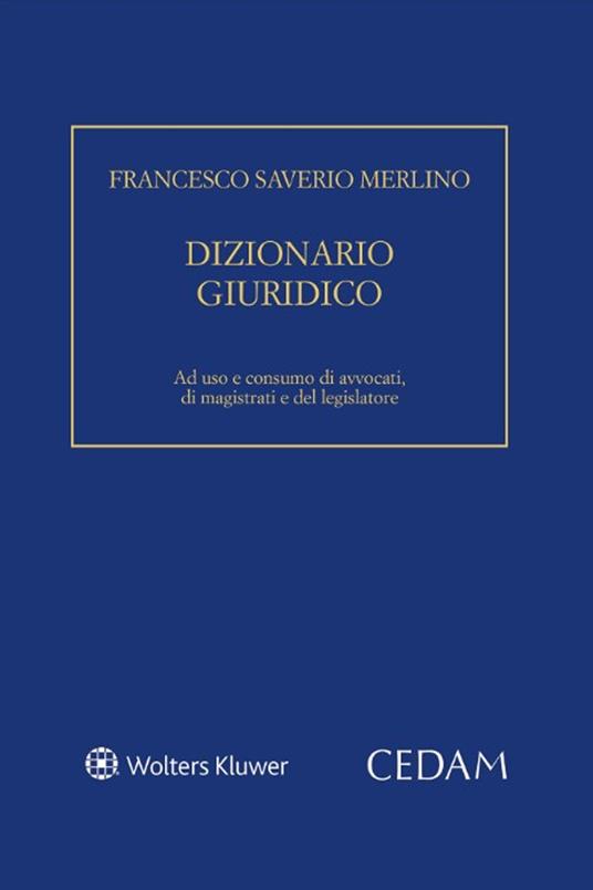 Dizionario giuridico - Francesco Saverio Merlino - copertina