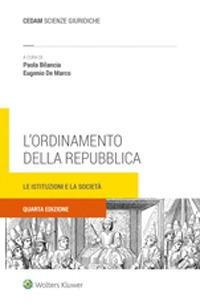 L'ordinamento della Repubblica. Le istituzioni e la società - copertina