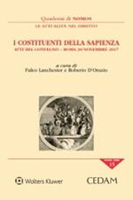 I costituenti della sapienza. Atti del convegno – (Roma 30 novembre 2017)