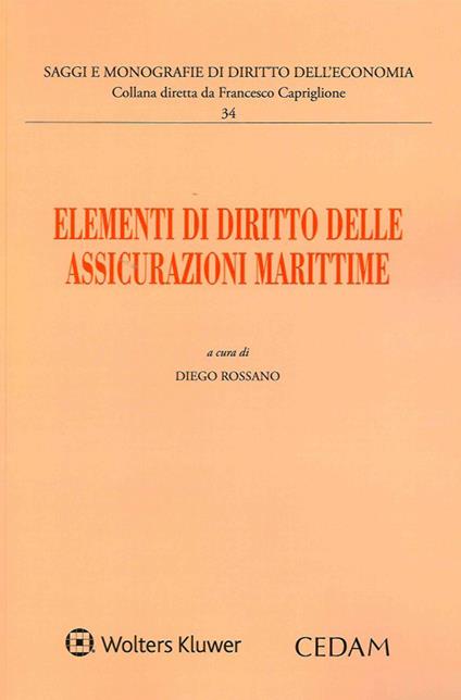 Elementi di diritto delle assicurazioni marittime - copertina