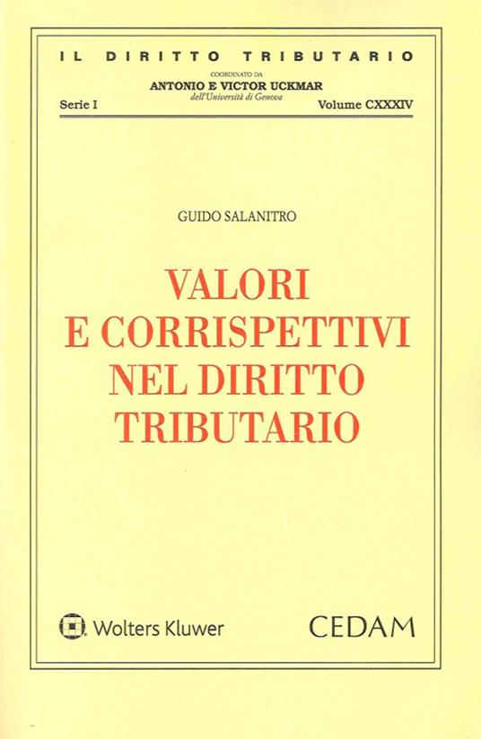 Valori e corrispettivi nel diritto tributario - Guido Salanitro - copertina